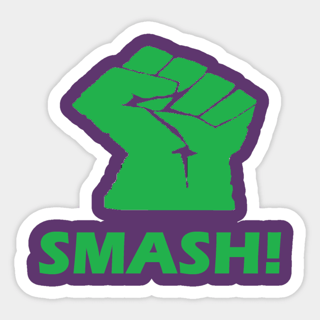 Smash! Sticker by jmtaylor